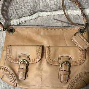 Tan Leather Women's Bag coach